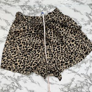 Hollister cheetah print shorts